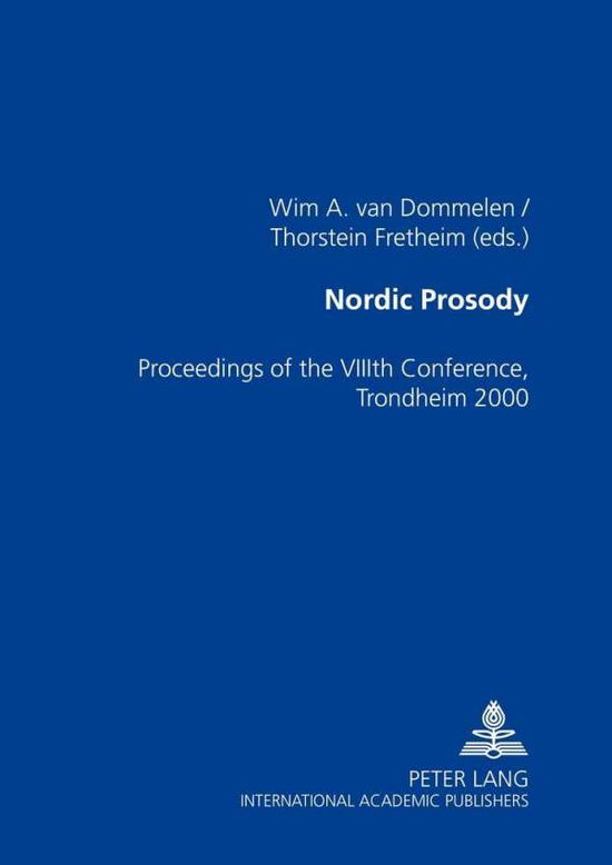Cover for Nordic Prosody: Proceedings of the Viiith Conference, Trondheim 2000 (Paperback Book) (2001)