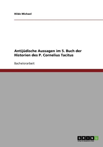 Cover for Michael · Antijüdische Aussagen im 5. Buc (Book)