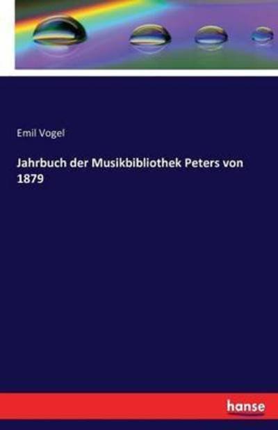 Cover for Vogel · Jahrbuch der Musikbibliothek Pete (Bok) (2016)