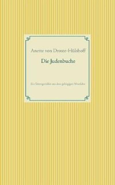 Cover for Droste-Hülshoff · Die Judenbuche (Buch) (2018)