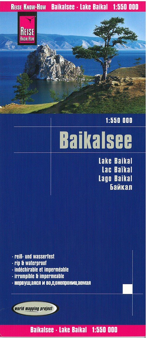 Cover for Reise Know-How · Lake Baikal (1:550.000) (Map) (2019)