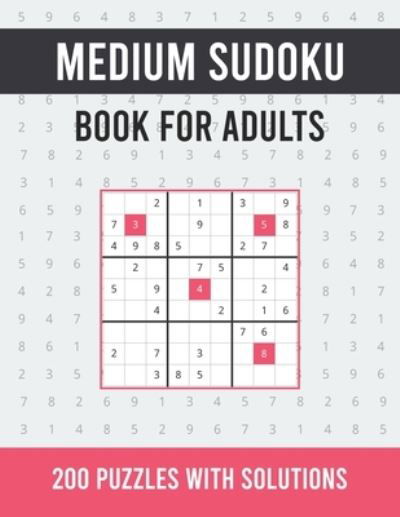 Cover for Asamsudo Press Publication · Medium Sudoku Book For Adults (Pocketbok) (2021)
