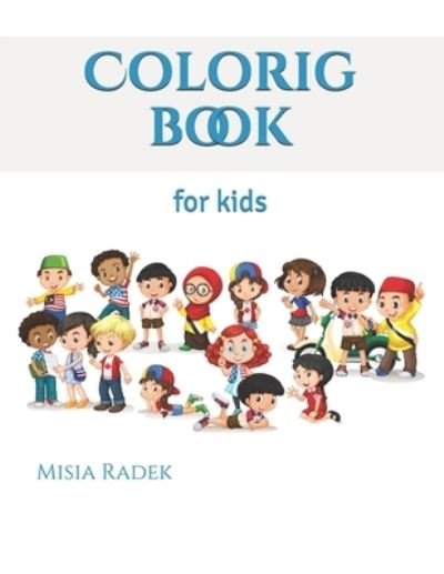 Cover for Misia Radek · Coloring book for kids (Paperback Book) (2020)