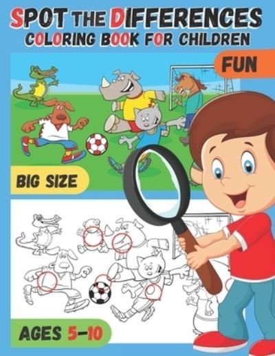 Spot the Differences Coloring Book for Children - Colorful World - Livres - Independently Published - 9798589247916 - 2021