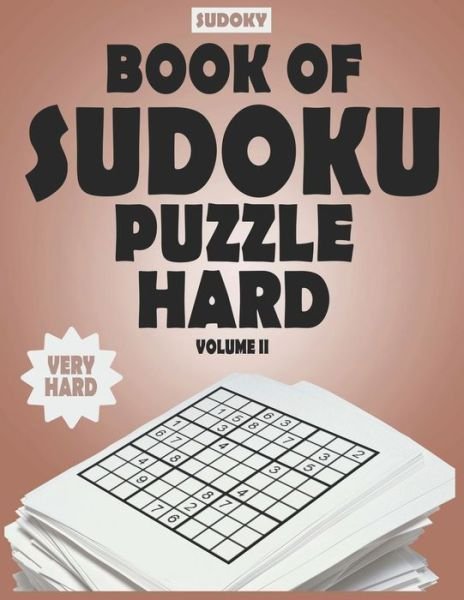 Cover for Sudoky Books · SUDOKY Book of Sudoku Puzzles Hard (Paperback Book) (2020)