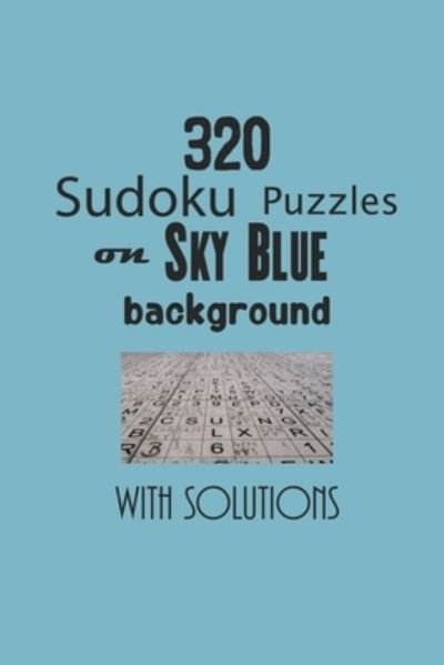 Cover for Depace' · 320 Sudoku Puzzles on Sky Blue background with solutions (Paperback Book) (2021)