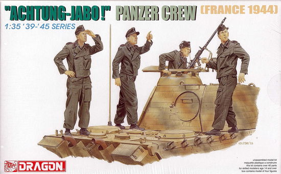 Cover for Dragon · 1/35 Achtung-jabo! Panzer Crew France 1944 (8/24) * (Toys)