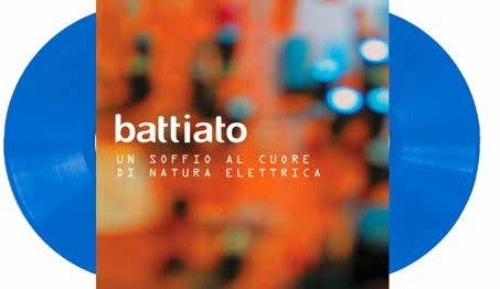 Cover for Battiato Franco · Un Soffio Al Cuore Di Nature Elettrica (140 Gr. Sleeve Vinile Colorato Blu Limit (LP) (2020)