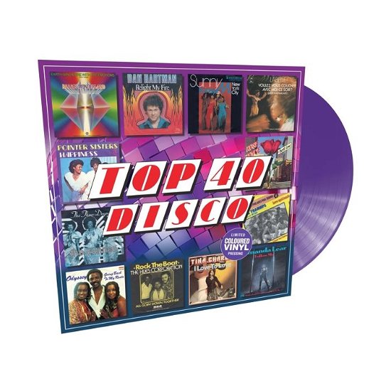 Cover for Top 40 Disco / Various (LP) [Coloured edition] (2023)