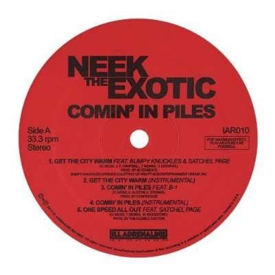 Cover for Neek The Exotic · Comin' In Piles (LP) [EP edition] (2013)