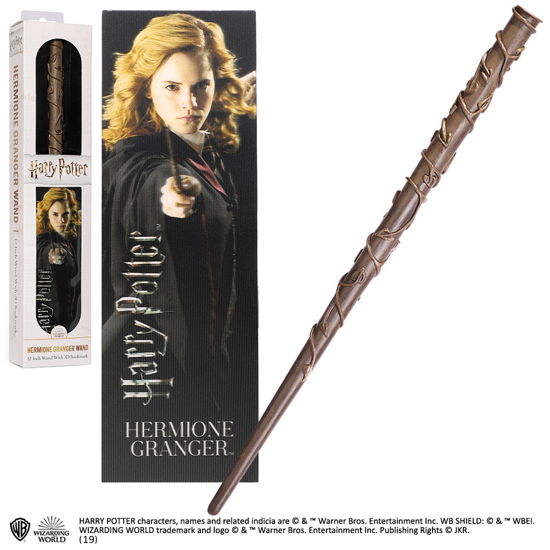 Hermione Granger Wand with 3D bookmark ( NN6314 ) - Harry Potter - Merchandise - THE NOBLE COLLECTION - 0849421005917 - 25. März 2019