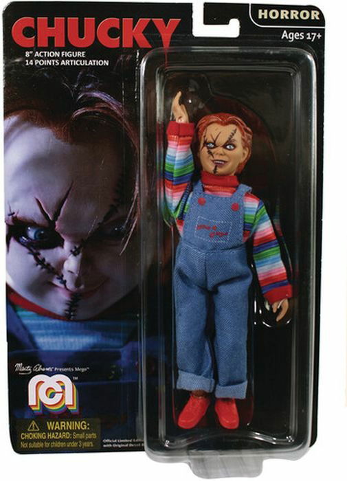 Mego Horror Chucky 8in af - Mego - Merchandise - - 0850003511917 - September 29, 2021