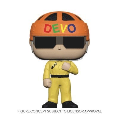 Cover for Funko Pop! Rocks: · Devo - Satisfaction (Yellow Suit) (MERCH) (2021)