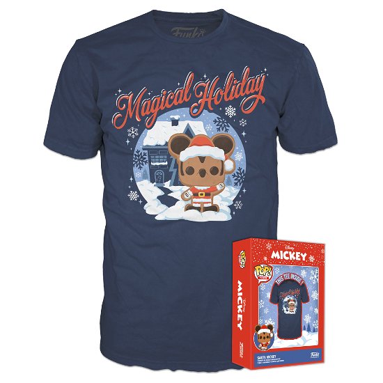 Cover for Funko · Funko Boxed Tees: Disney Holiday - Santa Mickey (N/A) [size M]