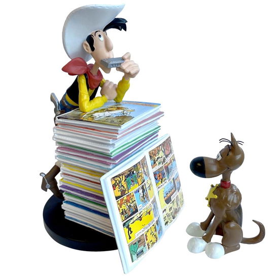 Cover for Plastoy Sas · Lucky Luke: Lucky Luke And Rantanplan Stack Of Comics Collector Figure (Legetøj)