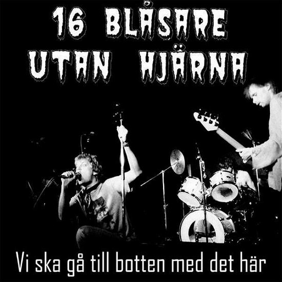 Cover for 16 Blasare Utan Hjžrna · Vi Ska G Till Botten med det Hžr (LP) (2018)