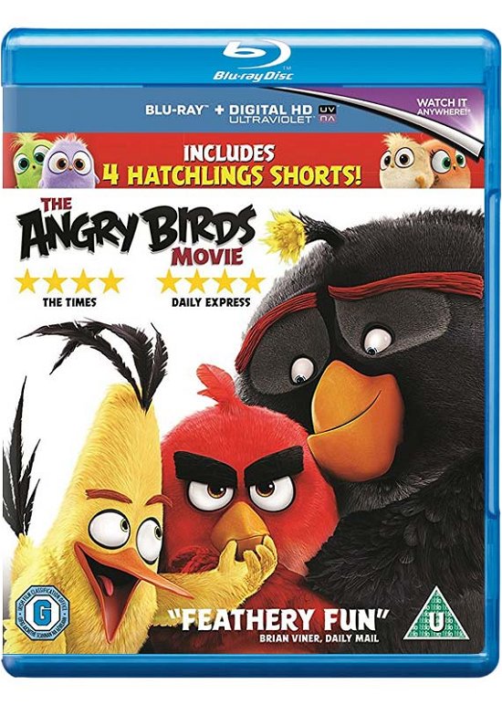 The Angry Birds Movie - The Angry Birds Movie (Blu-ray - Film - Sony Pictures - 5050630606917 - 17. oktober 2016
