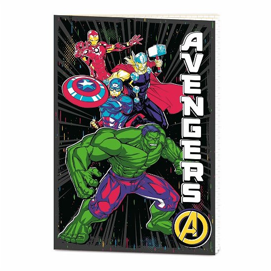 Cover for Marvel: Pyramid · Marvel: Avengers Be Bold A5 Exercise Book (quaderno) (Toys) (2022)
