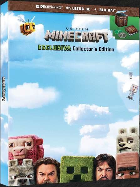 Cover for Film Minecraft (Un) (Ltd Cube Collector'S Ed.) (4K Ultra Hd + Blu-Ray) (4K Ultra HD/BD) [Ltd Cube Collector's edition] (2025)
