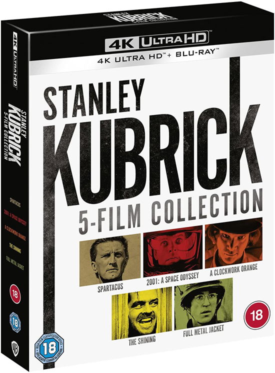 Cover for Stanley Kubrick: 5-film Collection · Stanley Kubrick (5 Films) Movie Collection (4K Ultra HD) (2021)