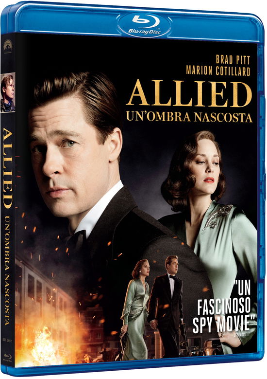 Cover for Brad Pitt Marion Cotillard · Allied - Un'ombra Nascosta (Blu-Ray) (2017)