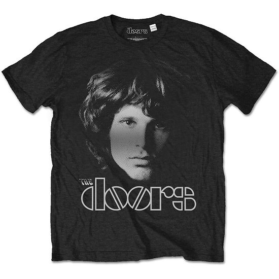 The Doors Unisex T-Shirt: Jim Halftone - The Doors - Fanituote -  - 5055979997917 - 
