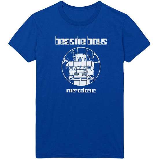 Cover for Beastie Boys - The · The Beastie Boys Unisex T-Shirt: Intergalactic (T-shirt) [size L] [Blue - Unisex edition] (2020)