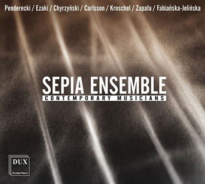 Cover for Winkowska / Carlsson / Chyrzyns · Sepia Ensemble Contemporary (CD) (2022)