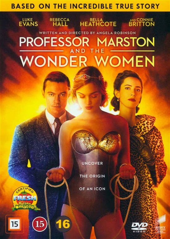 Cover for Luke Evans / Rebecca Hall / Bella Heathcote / Connie Britton · Professor Marston &amp; The Wonder Women (DVD) (2018)