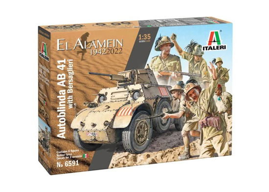 Cover for Italeri · 1/35 Ab 41 With Bersaglieri Italian Infantry (1/23) * (Legetøj)