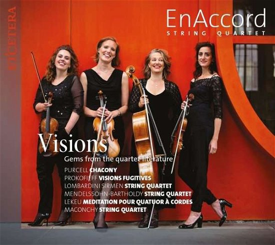 Cover for EnAccord String Quartet · Visions: Gems From The Quartet Literature (CD) (2021)