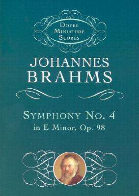 Cover for Music Scores · Symphony No. 4 in E Minor, Op. 98 (Dover Miniature Music Scores) (Paperback Book) (1997)