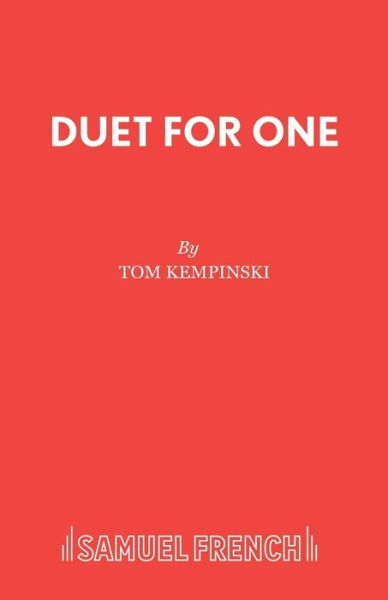 Cover for Tom Kempinski · Duet for One - Acting Edition S. (Paperback Book) (1981)