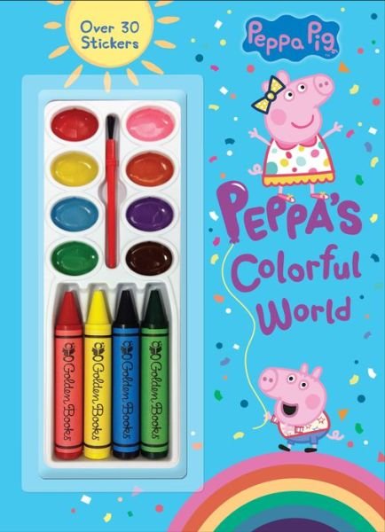 Peppa's Colorful World (Peppa Pig) - Golden Books - Bøger - Random House Children's Books - 9780593118917 - 2. juli 2019