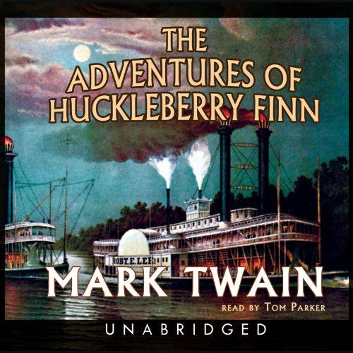 Cover for Mark Twain · The Adventures of Huckleberry Finn (Audiobook (CD)) [Library, Unabridged edition] (2000)