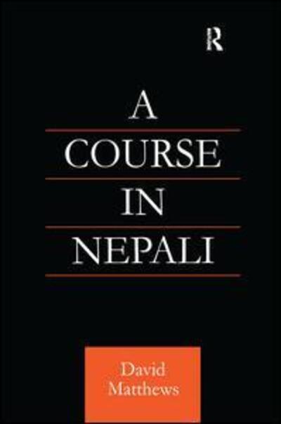 Cover for David Matthews · Course in Nepali (Gebundenes Buch) (2016)