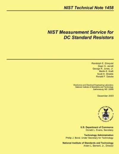 Cover for 2003u S Department of Commerce · Nist Measurement Service for Dc Standard Resistors (Paperback Book) (2014)