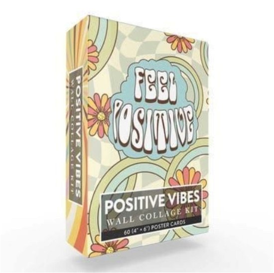 Positive Vibes Wall Collage Kit: 60 (4" × 6") Poster Cards - Collage Kits - Adams Media - Książki - Adams Media Corporation - 9781507220917 - 20 lipca 2023