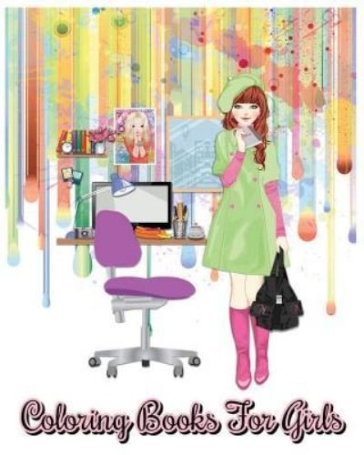 Cover for Fiona Blaze · Coloring Books For Girls Stress Relief Coloring Book (Paperback Book) (2016)