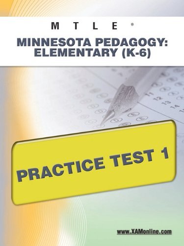 Cover for Sharon Wynne · Mtle Minnesota Pedagogy: Elementary (K-6) Practice Test 1 (Paperback Book) (2011)