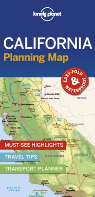 Cover for Lonely Planet · Lonely Planet California Planning Map (Landkarten)