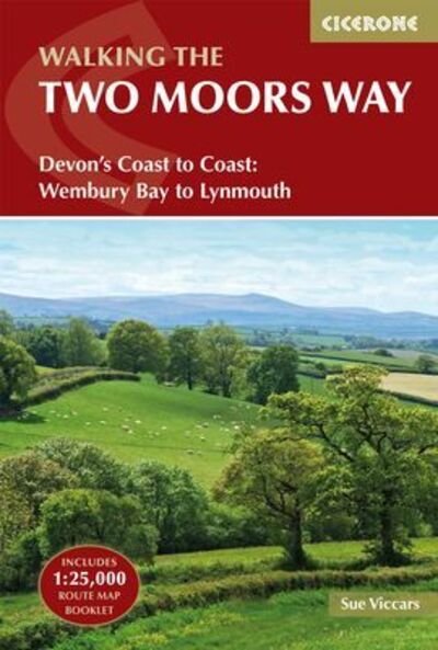 Cover for Sue Viccars · The Two Moors Way: Devon's Coast to Coast: Wembury Bay to Lynmouth (Pocketbok) [2 Revised edition] (2022)