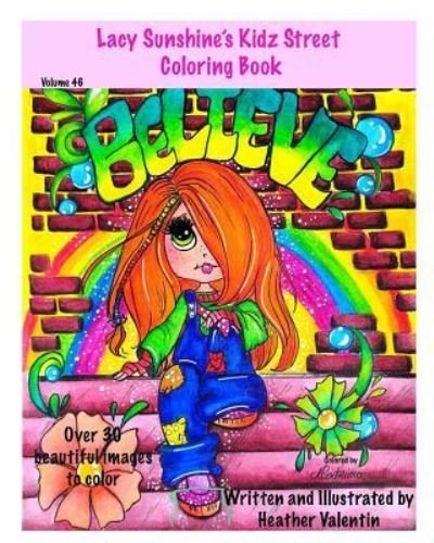 Cover for Heather Valentin · Lacy Sunshine's Kidz Street Coloring Book (Paperback Book) (2017)