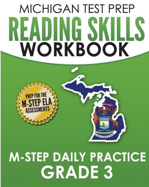 Cover for Test Master Press Michigan · MICHIGAN TEST PREP Reading Skills Workbook M-STEP Daily Practice Grade 3 (Paperback Book) (2017)