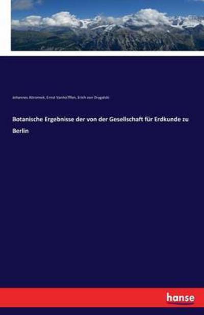 Cover for Abromeit · Botanische Ergebnisse der von (Book) (2017)