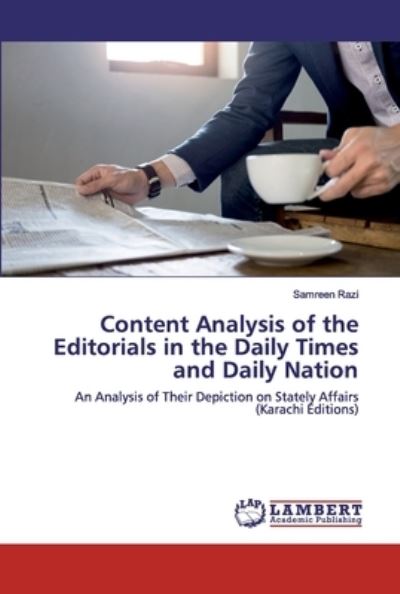 Cover for Razi · Content Analysis of the Editorials (Book) (2020)