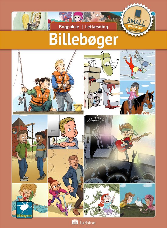Cover for Bogpakke, letlæsning, fiktion · Billebøgerne: Billebøger (SMALL 10 bøger) (Bokset) [1:a utgåva] (2019)