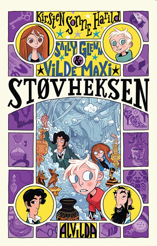 Cover for Kirsten Sonne Harild · Sally, Glenn og vilde Maxi: Sally, Glenn og vilde Maxi 5: Støvheksen (Indbundet Bog) [1. udgave] (2020)