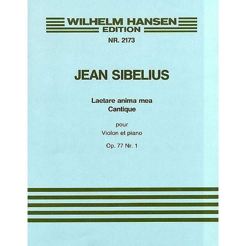 Jean Sibelius: Laetare Anima Mea Op.77 No.1 (Violin or Cello / Piano) - Jean Sibelius - Kirjat -  - 9788759853917 - 2015