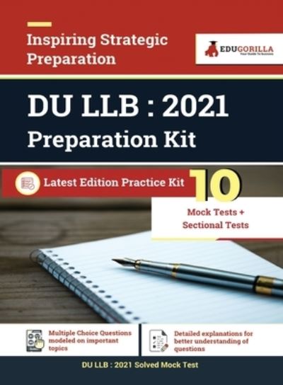 Cover for EduGorilla · DU LLB 2021 10 Mock Test + Sectional Test For Complete Preparation (Paperback Book) (2020)